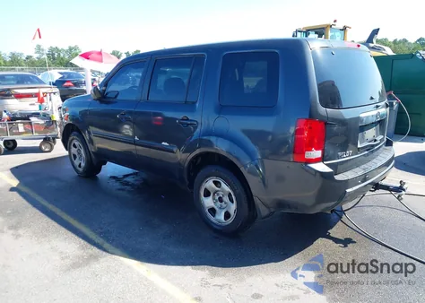 2010 Honda Pilot Lx from USA, damaged, VIN 5FNYF3H25AB020630
